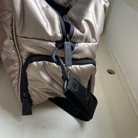 Luka Duffel in Metallic Gold - Picture 4 of 6